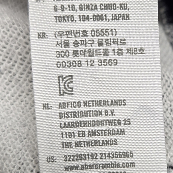 Hollister California Mens Black Floral Hooded Sweatshirt Size Medium - Picture 5 of 5